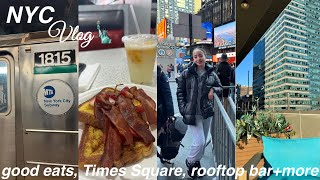 a 21 year old in NYC🗽 (going to Times Square, we*d world, taking the train & more!)