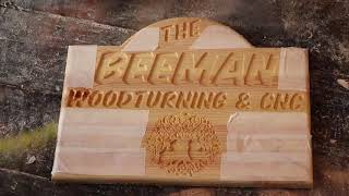 CNC Carved Sign Start To Finish