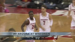 Wisconsin Men's Basketball hands No. 9 Arizona first loss of season