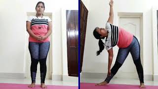 त्रिकोणासन कैसे करते हैं | trikonasana for beginners | The Healthy Lifestyle