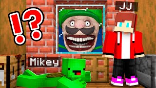 Why Mikey and JJ Hiding From Green Mario Tapes in Minecraft !? - Maizen