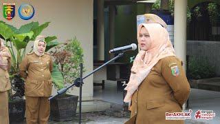 Kegiatan Apel di Dinas Kelautan dan Perikanan Provinsi Lampung, 22 Oktober 2024