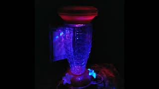 SOLD - Style Selections Solar Powered LED Color Changing Hummingbird Feeder 1508745