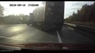 Luckiest Truck Driver in Russia