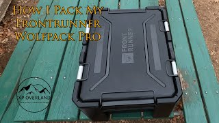 How I pack my Frontrunner Wolfpack Pro