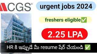 Inter/Degree jobs for freshers |  Hyderabad latest jobs| Latest hyderabad jobs 2024 | hyderabad jobs