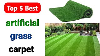 Top 5 best artificial grass carpet mat for balcony garden indoors/outdoors home in India [2022]