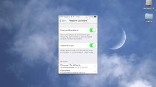 Turn Off frequent locations in iOS 7