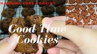 goodtime cookies || choco chip cookies enak renyah nyoklat banget