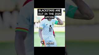 Ghana Black Stars Set to Miss 2025 AFCON After 2-0 Defeat to Sudan #blackstars #ghnews #shorts #fy