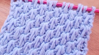 Super easy tunisian crochet / tunisian ocean stitch / baby blanket