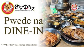 Samgyupsalamat - Day 1 Pwede na magdine in ~!