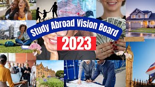 HOW TO Make a Vision Board FOR 2023 | Study Abroad Vision Board | Reset your life for 2023