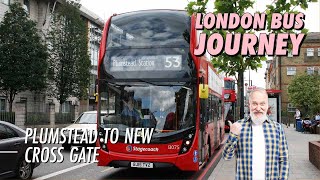 🎥 Vlogging My Way Through London! 📸 Route 53 Bus Ride 🚌 Plumstead to New Cross Gate 🗺️