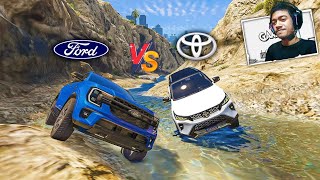 Ford Endeavour VS Fortuner Legender Offroad Challenge | GTA 5 MOD Gameplay