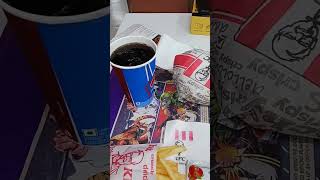 kfc burger combo #shorts #foodlover