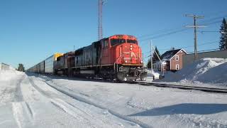 190209 CN WB Laurier BNSF 205 Warbonnet