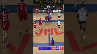 Agustin Loser emphatic block #volleyball #aregentina #AgustinLoser #volleyballworld #block  #vnl2023