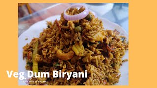 Veg Dum Biryani # foodie # my recipe