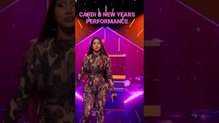 CARDI B new year’s performance