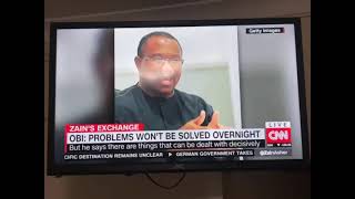 PETER OBI ON CNN ANSWERING CRITICAL QUESTIONS FROM ANCHOR WOMAN ZAIN