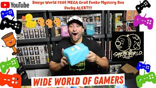 750$ Smeye World Mega Grail Funko Mystery Box!! Rubber Ducky Alert!!!!