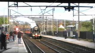 Duchess of Sutherland on the Scarborough Flyer 21/8/09