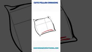 How to draw a cute pillow #drawingtutorials #easytodraw