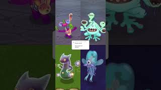 Ghazt, Jellbilly, Meebkin And Whaill Quartet! #msm #mysingingmonsters #msmduets #shorts