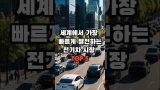 세계에서 가장 빠르게 발전하는 전기차 시장 TOP 5 #전기차 #지식 #순위 #궁금 #이슈 #생활 #생활정보 #오야지