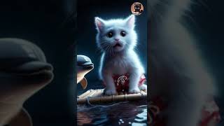 🔥Poor Kitten Survives At Sea!🔥 cat ai, ai stories,ai cat story, cat cute, cute, kitten, kitten,