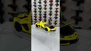 LAMBORGHINI AVENTADOR SVJ GIALLO TENERIFE Scale 1:18 Premium Diecast Model Cars #diecast #svj