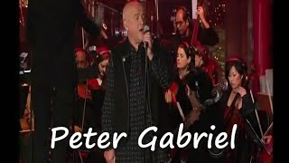 Peter Gabriel  - Red Rain  11-9-11 Letterman