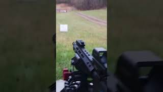 BCA 300 blk out in 10.5 inch barrel, shooting steel @ 205 yards