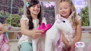 BABY born Einhorn Интерактивная игрушка Zapf Baby Born Сказочный Единорог 828854