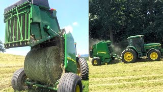 Baling Hay One Round Bale at a Time! (2024 Hay Season)