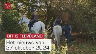 Dit is Flevoland van zondag 27 oktober 2024 | Flevoland