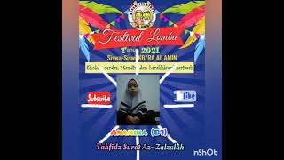 Festival Lomba |Online| 2021-
Lomba Tahfidz- Anamika(B1)- KB/RA AL AMIN KRA