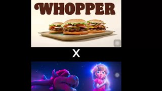 Whopper x peaches