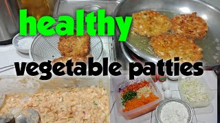 how to make healthy vegetable patties