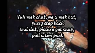 Vybz Kartel- Chip Glock (lyrics)