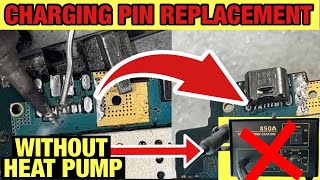 Without heat pump charging pin replacement easy trick change phone charging pin #uhphonefixer