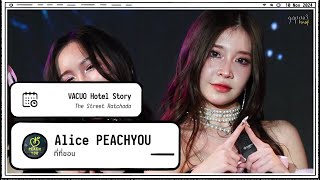 241110 Alice PEACHYOU - ที่ที่ชอบ - VACUO Hotel Story The Street Ratchada 4k Fancam