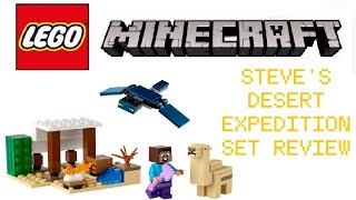 Lego Minecraft Steve's Desert Expedition Set Review