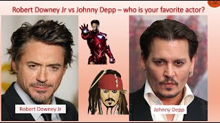 Robert Downey vs Johnny Depp - comparing awards & box office collections of Hollywood actors