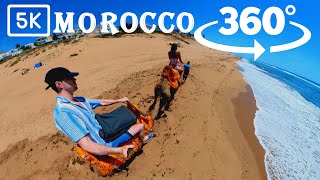 Riding a Camel in Marocco, in 360 Degree Virtual Reality