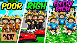 POOR Triplets to MILLIONAIRE Triplets to FILTHY RICH Triplets In Brookhaven RP!!