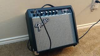 Fender Frontman 15G combo amplifier Demo