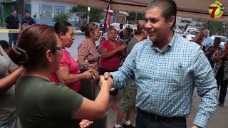 Cumple Paco Treviño anhelo a vecinos con parque lineal y repavimentación de avenida #Juárez