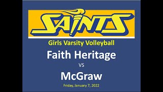 FHS vs. McGraw- Girls Varsity Volleyball